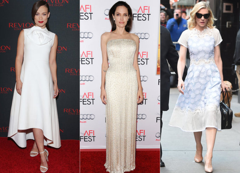 تألقي بالأبيض على طريقة المشاهير